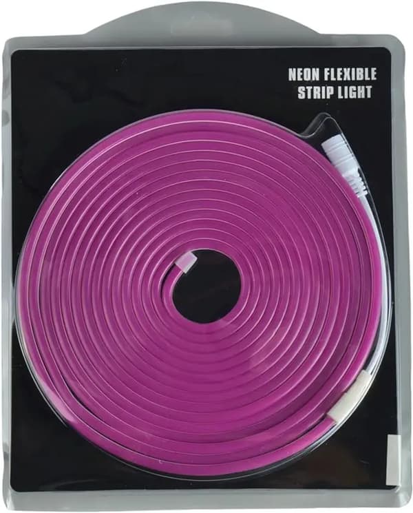 LED Lysstribe, 12V, 5 Meter,Lilla