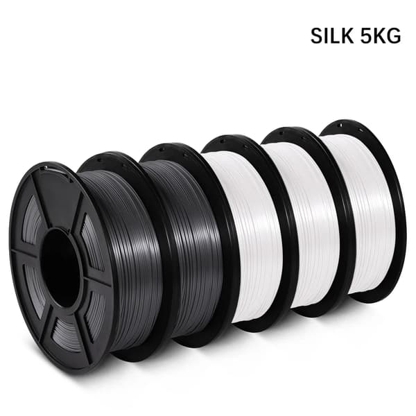 3D-skrivarfilament, PLA-material, miljövänlig design,SILKE 3WT2BK