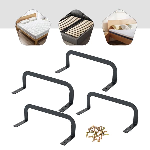 Madrasholder, Antiskrid Design, Holdbar Jernkonstruktion,sort