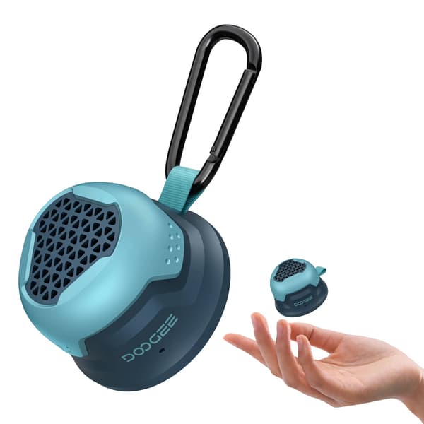 Bluetooth Højttaler, IP66 Vandtæt, Bærbart Design,Blå