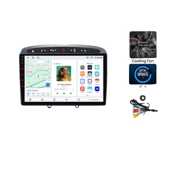 Carplay, Touchskærm, Multimediaafspiller