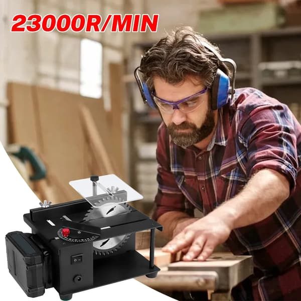 Bordssåg, Hög Effekt, Kompakt Design,1 batteri, EU