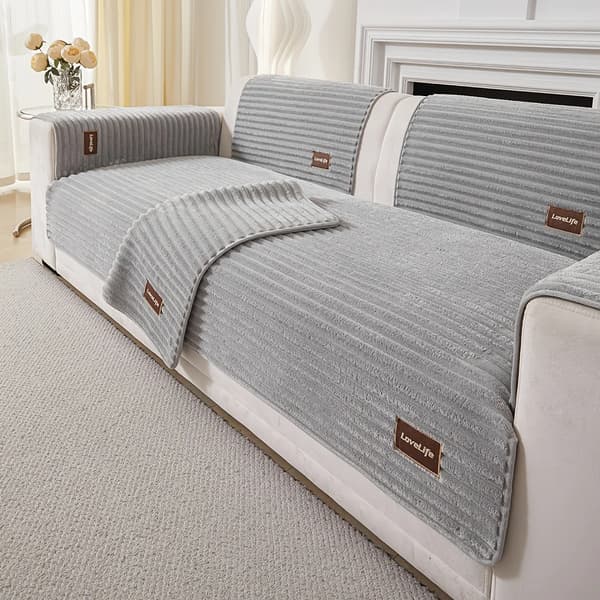 Sojapäällinen, Suojava Design, Helppo Hoito,90*180cm, Vaaleanharmaa