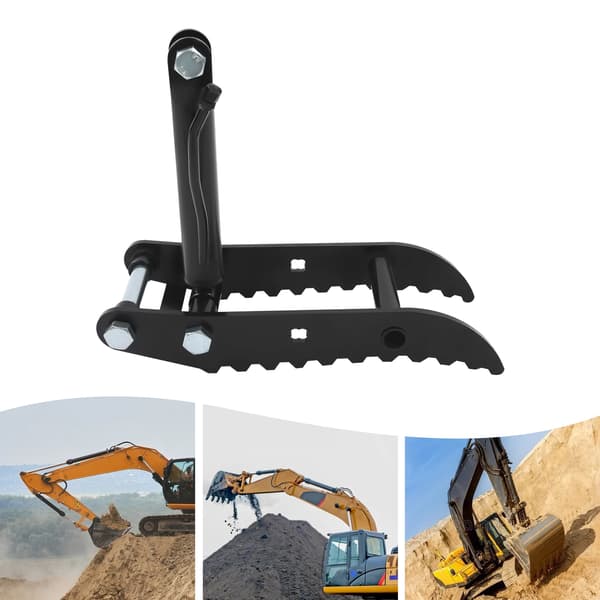 Hydraulisk Tommelfingerklemme, Holdbar Stål Konstruktion, Multifunktionelt Tilbehør,sort