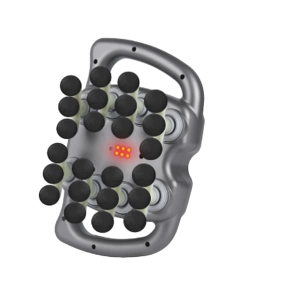Massagepistol, 24 hoveder, 9 hastighedsindstillinger,24 ledere
