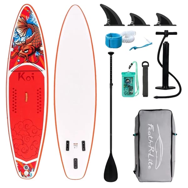 Stand Up Paddle Board, Lätt Design, Högtrycks Stöd,Röd