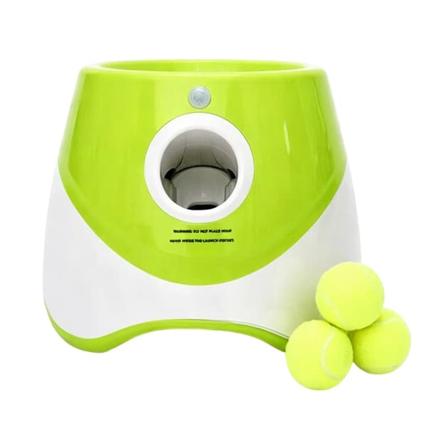 Automatisk Boldkaster, Justerbar Udkastafstand, USB Genopladelig,Grøn-Type B