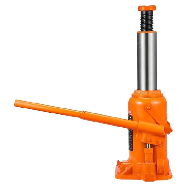 Hydraulisk Flasklyft, 20 Ton Lastkapacitet, Justerbart Lyftområde, orange