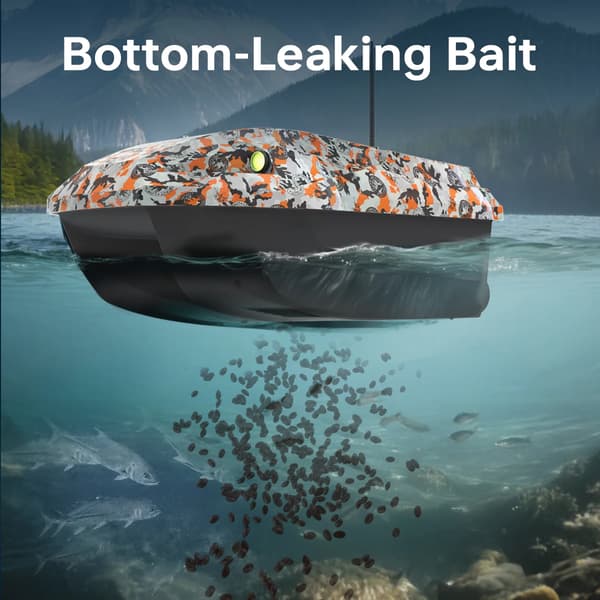 Baitbåt, Dubbel satellitpositionering, Sonarupptäckteknik,D50E Graffiti