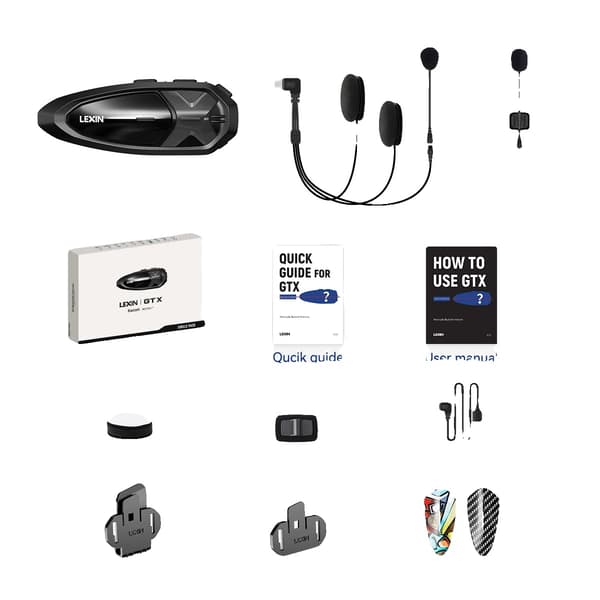 Intercom-järjestelmä, Bluetooth V5.0, 2000 m kantama,Yksittäispaketti 1 kpl