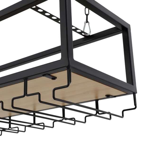 Vinglasställ, Hållbar Konstruktion, Elegant Design,svart