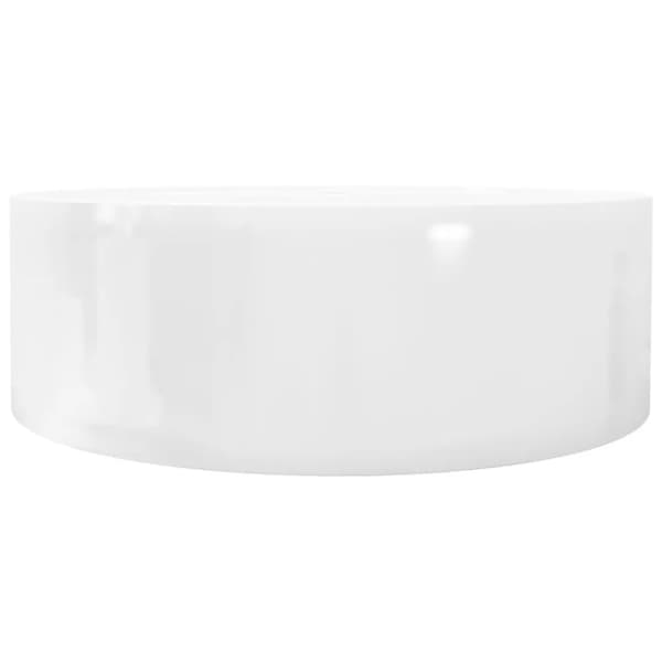 Vaskeskål, Keramisk Materiale, 47 cm Diameter, 16 cm Højde, Overbord Installation, Overløbsfunktion
