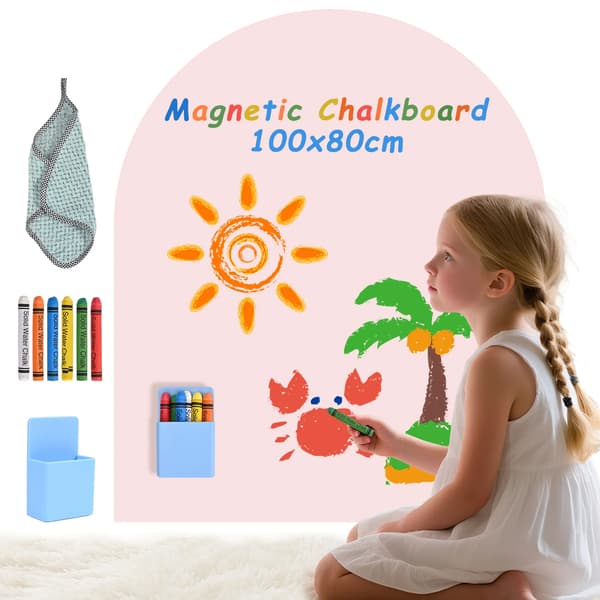 Krita, Magnetisk Design, Peel-and-Stick Installation,Rosa