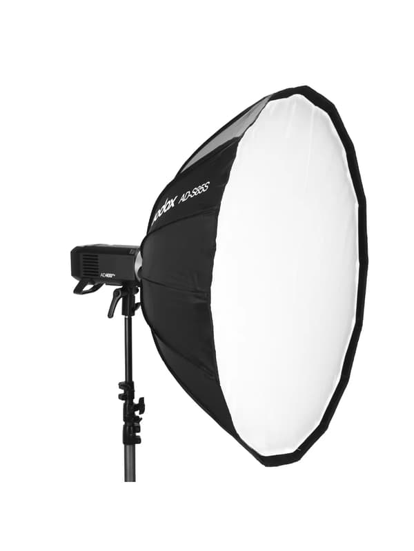 Softbox, 85 cm diameter, hållbar tygdesign,Silver för AD-S85S