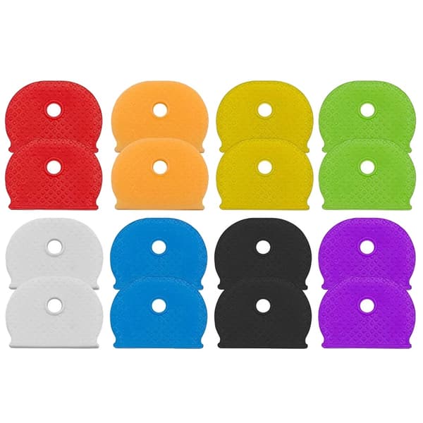Avaintaskut, Värikkäät Tunnistustarrat, Silikoniset Suojavarusteet,50PCS, B (2.5x1.7cm)-b