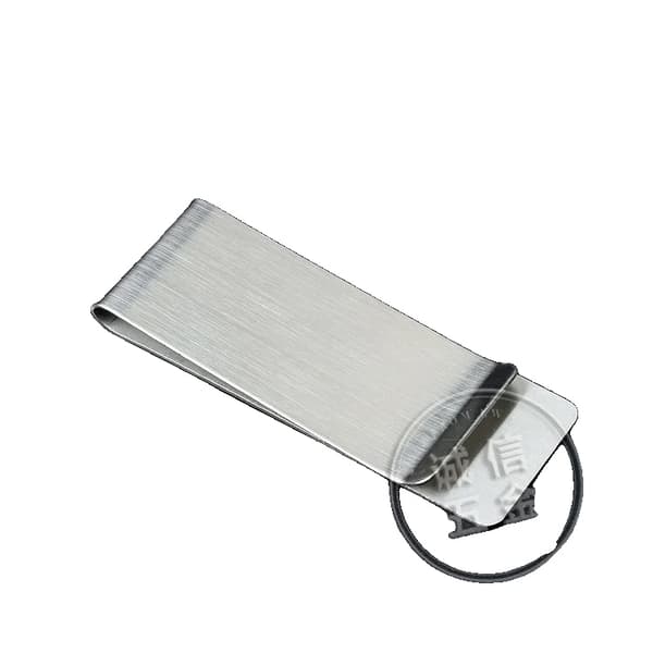 Pengeklips, Solid Messing Konstruktion, Kompakt og Letvægtig,Rustfrit 70x20x0.8
