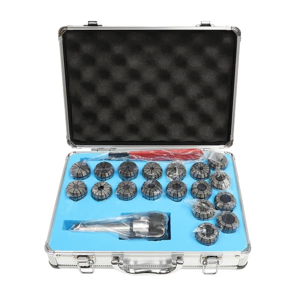Collet Sæt, MT3 Morse Konus, 18 Stykker Kit,Sølv