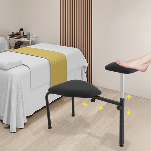 Pedicure Stol, Ergonomisk Design, Justerbare Funktioner,sort