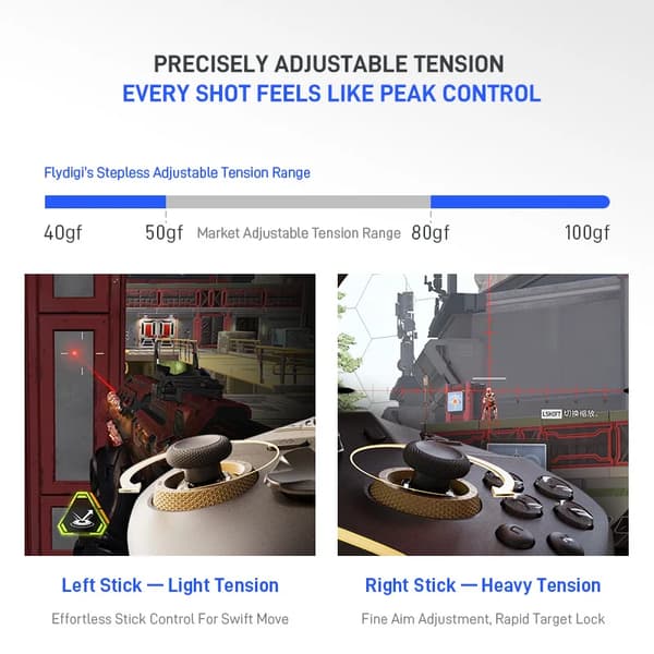 Spilkonsol, Trådløs Forbindelse, Ergonomisk Design,Vader 5 Pro