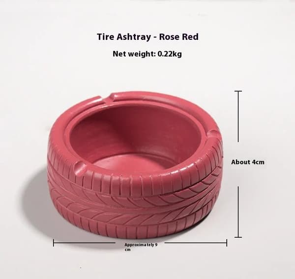 Askebæger, Røgfri Design, Holdbart Porcelænsmateriale,Magenta