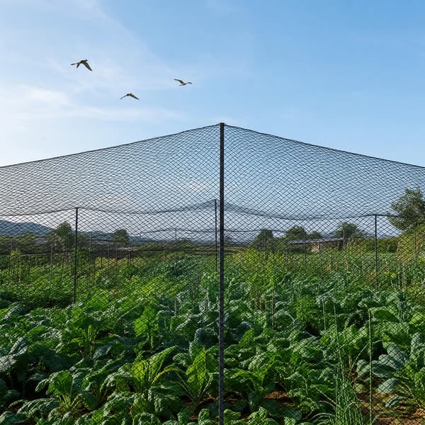 Fågelnät, 30 x 15 meter, Polyester, Rektangulär Form, Hög Draghållfasthet, Anti-UV