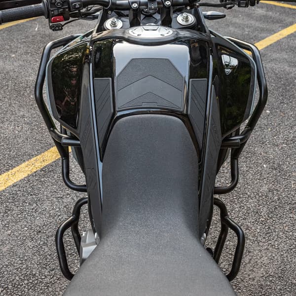 Crash Bars, Motorcykelbeskyttelse, Holdbar Stål Konstruktion,sort