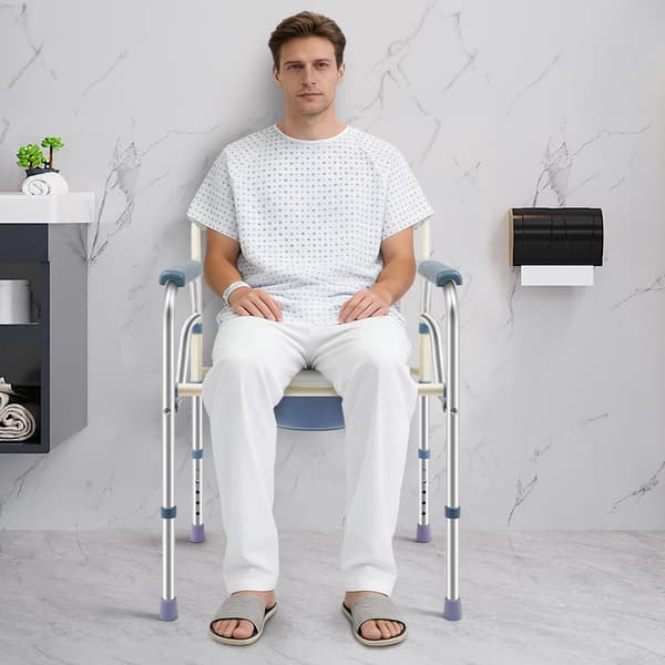 Fällbar Duschstol, Justerbar Höjd, Fällbar Design,VIT