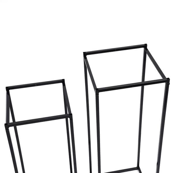 Planteholder, Moderne Design, Holdbar Metal Konstruktion,sort