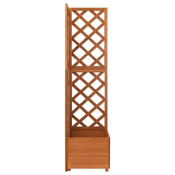 Planter, Massivt Træ, Vertikal Spalier Design,Appelsin