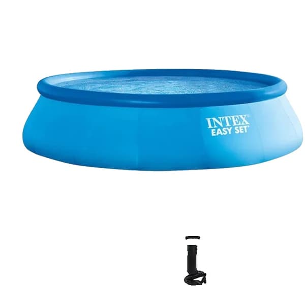 Oppustelig Pool, Holdbart PVC, Hurtig Opsætning,Pool&Luftpumpe