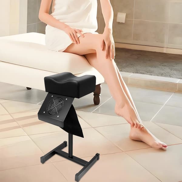 Pedicure Stol, Højdejusterbar, Ergonomisk Design,sort