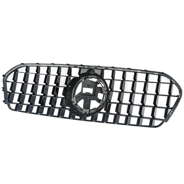 Racinggrill, högkvalitativ ABS, perfekt passform,glansig svart