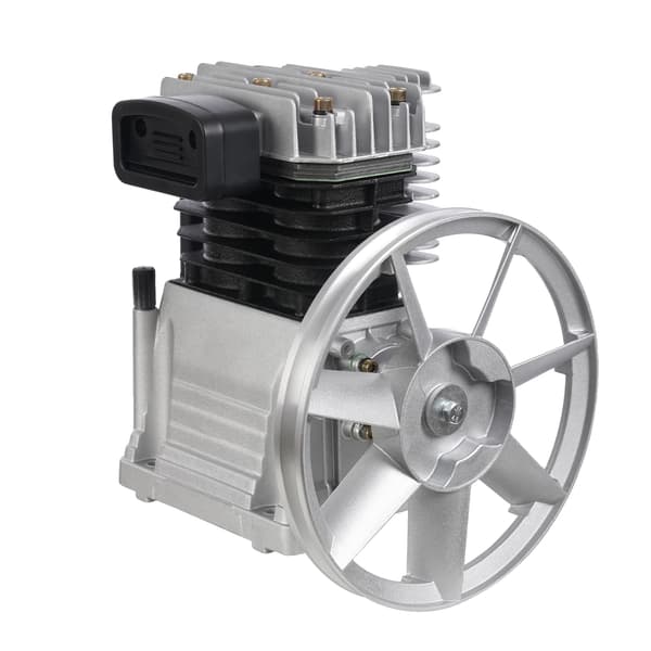 Luftkompressor Pumpe, 3HK, Kraftig Konstruktion,Sølv