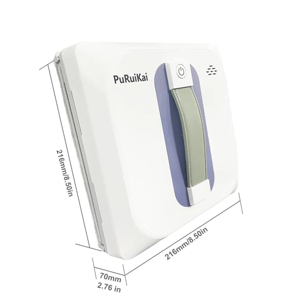 Vinduespudserrobot, Smart Navigation, Fire Dyser Spray,hvid, EU, Ja