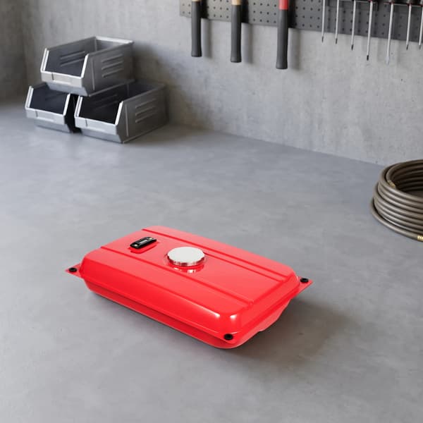 Generator Brændstoftank, 5 Gallon Kapacitet, Holdbar Jernkonstruktion,Rød