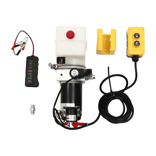 Hydraulisk Pump, 800W Motor, Kompakt Design,VIT, EU, 12V