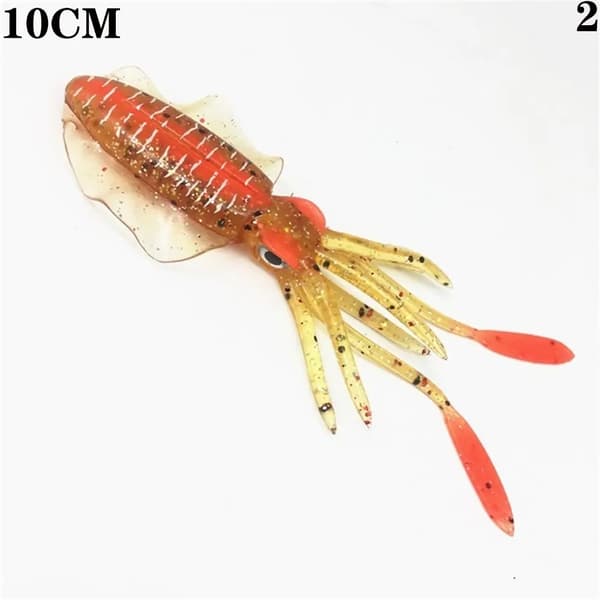 Fiskegrej, Blød Silikone, Alsidig Design,1PC A-10CM
