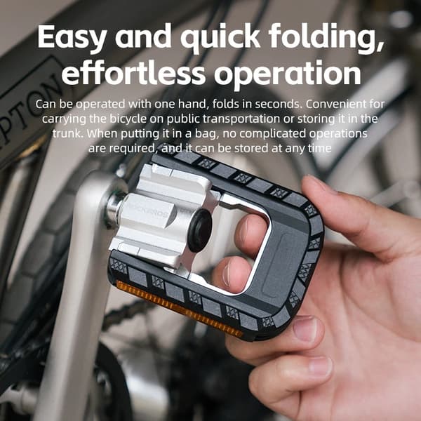 Pedaler, Letvægts Carbon, Foldbart Design,K502F