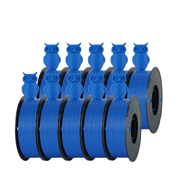 3D-printer filament, PLA-material, nem at bruge,10Rulle Blå