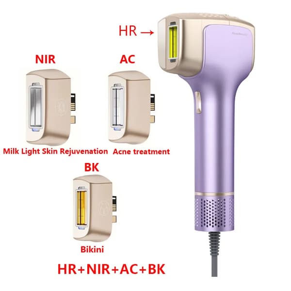Epilator, smertefri hårfjerning, smart hudsensor,HRNIRACBK