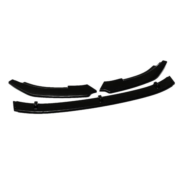 Front Bumper Lip Spoiler, Holdbart ABS Plastik, Skræddersyet til Golf MK6,Glans Sort
