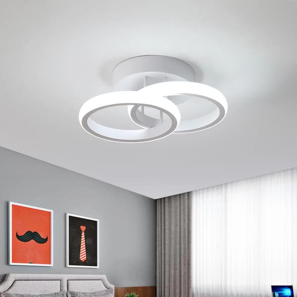 Loftlampe, Moderne Design, Energi Effektiv,HVID, M, Kold Hvid