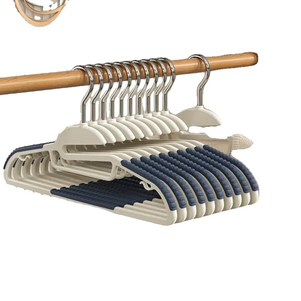 Klädhängare, Modern Design, Mångsidig för Kläder,10PCS Blå, 10PCS-c