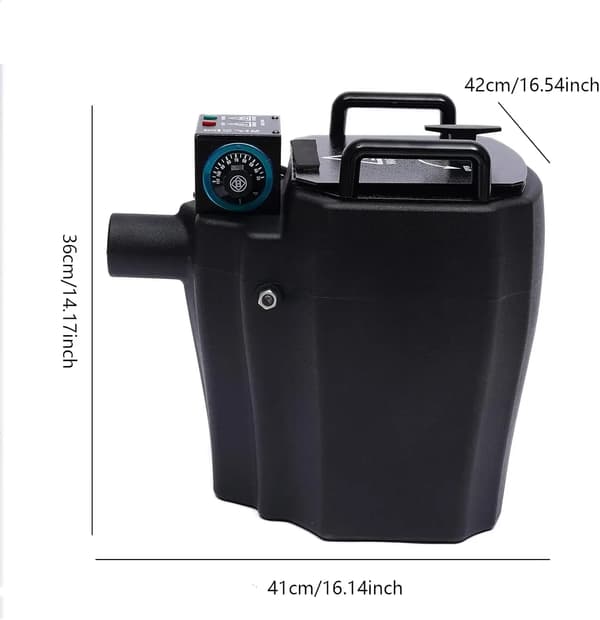 Tøris Røgmaskine, 3500W, Manuel Kontrol,EU stik, sort