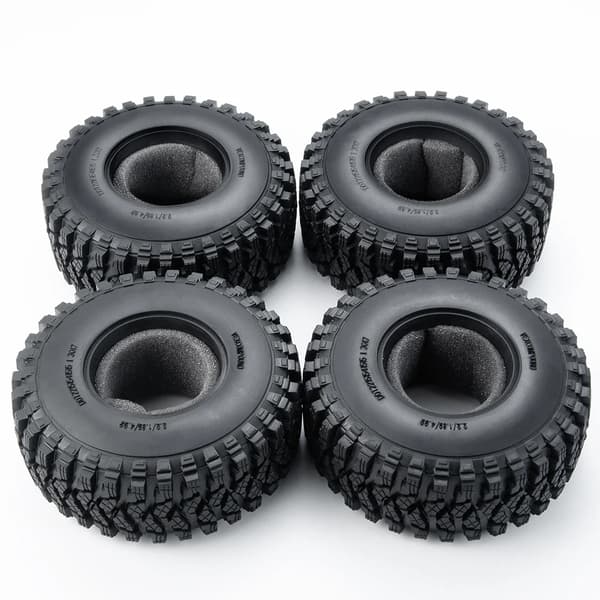 RC Gummidäck, Förbättrat Grepp, Hållbar Konstruktion,4PCS