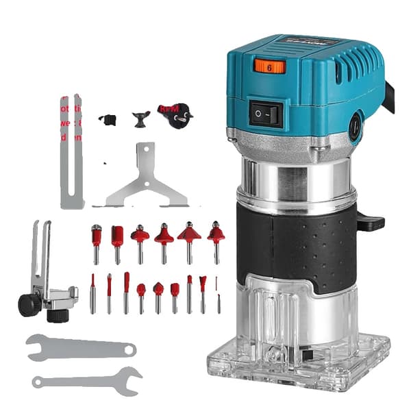 Trimmesmaskine, 800W Motor, Højhastighedsdrift,Stil A-2000W(Bor)