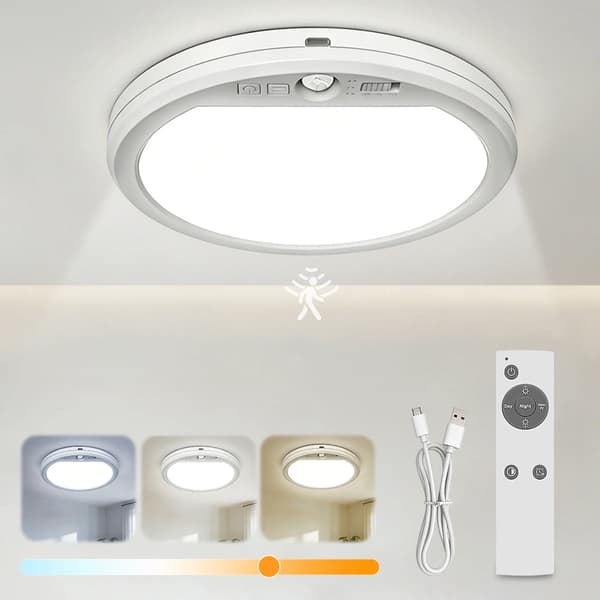 Loftlampe, Bevægelsessensor, Dæmpbart Lys,1PC