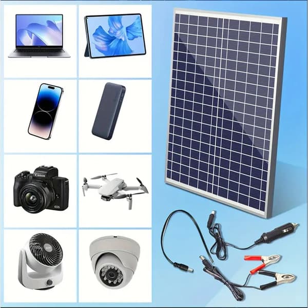 Solpanel Kit, Høj Effektivitet, Nem Installation,2PS 100A KITS