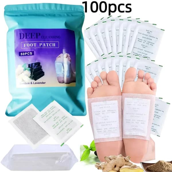 Fodplaster, Naturlige Ingredienser, Dyb Rensning,100pcs