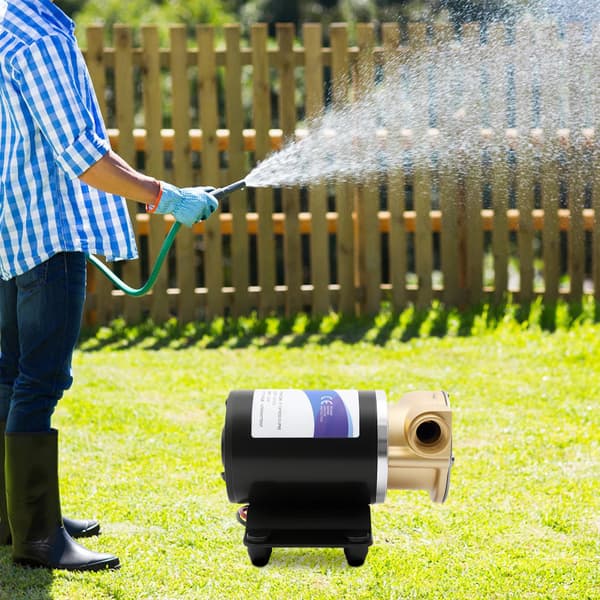 Vandpumpe, Høj Flow Rate, Kobberkonstruktion,12V